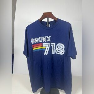 Bronx Blue Retro Short Sleeve Tee